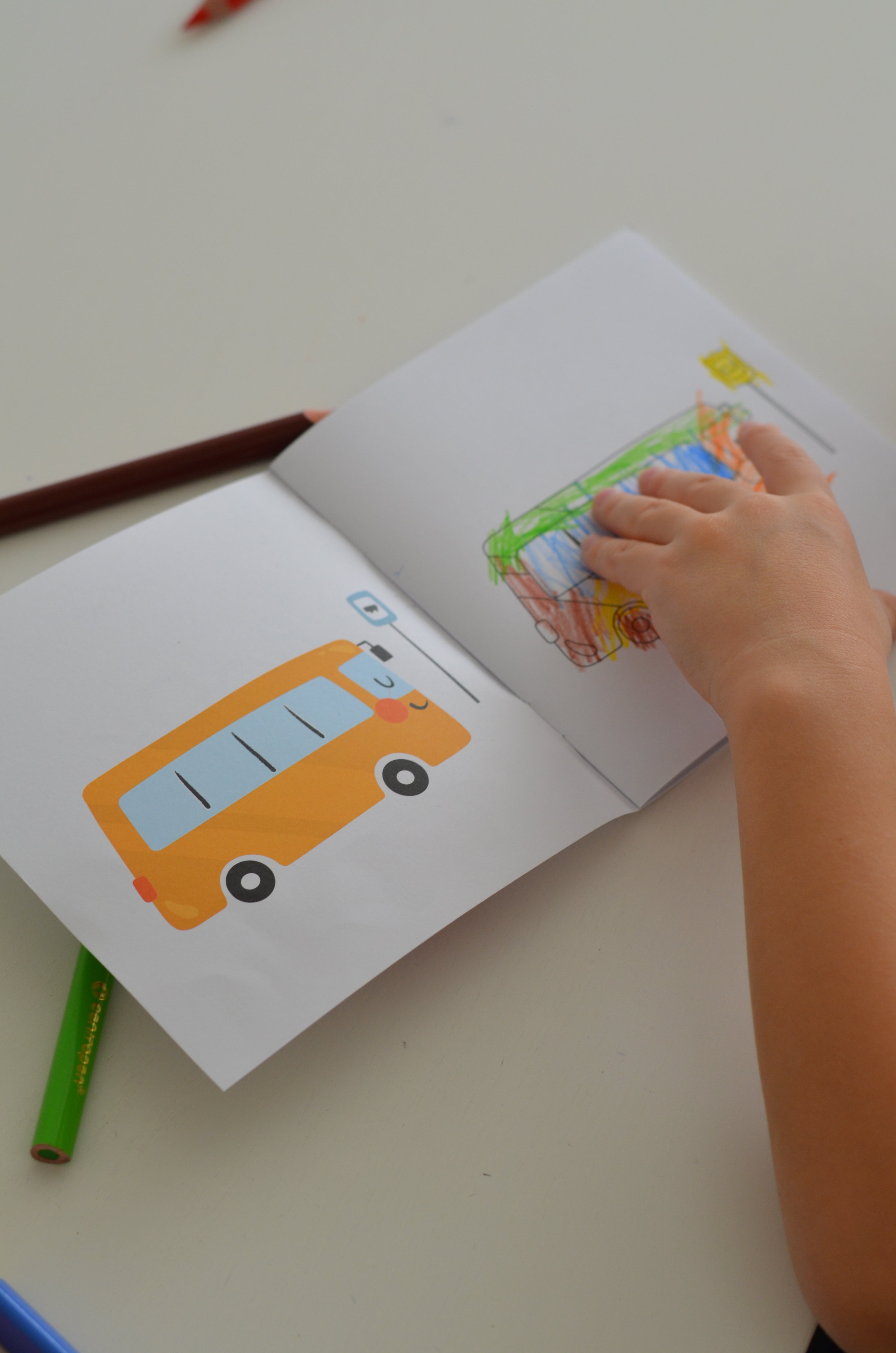 Coloring page Means of transport