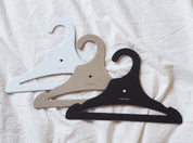 Children's hangers white HEARTS, 5 pcs