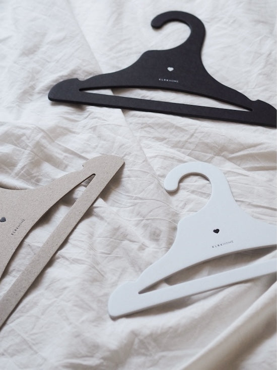 Children's hangers natural HEARTS, 5 pcs
