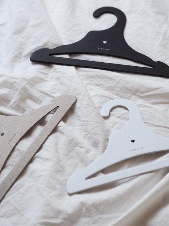 Children's hangers natural HEARTS, 5 pcs