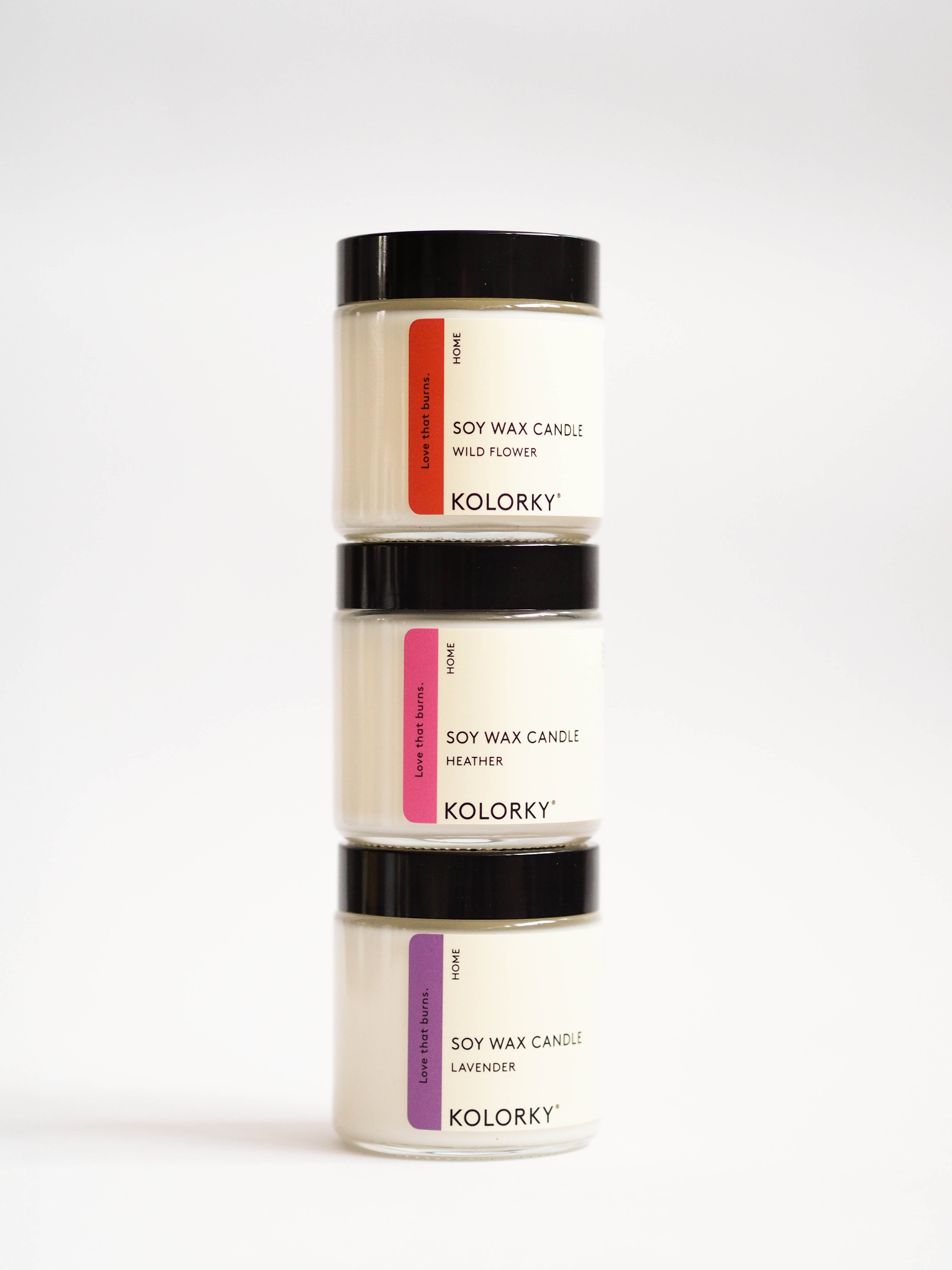 SOY WAX CANDLE, Heather