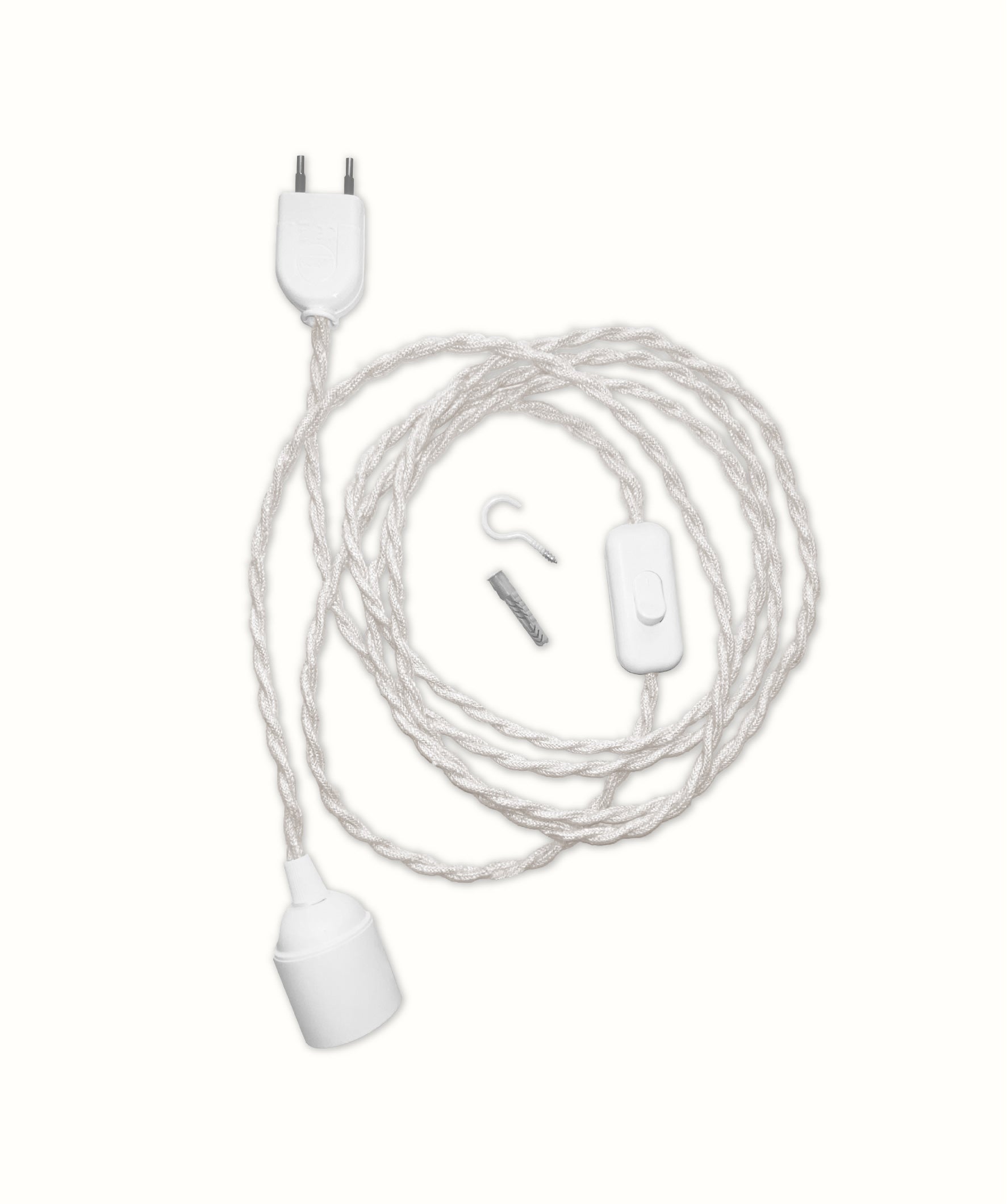 Kabel s stikalom za vtičnico 4 m